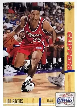 Upper D.E.C.K - NBA Basketball 91-92 Edition - US Version - Doc Rivers