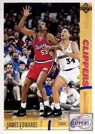 Upper D.E.C.K - NBA Basketball 91-92 Edition - US Version - James Edwards