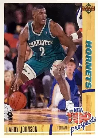 Upper D.E.C.K - NBA Basketball 91-92 Edition - US Version - Larry Johnson TP