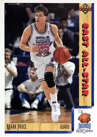 Upper D.E.C.K - NBA Basketball 91-92 Edition - US Version - Mark Price AS