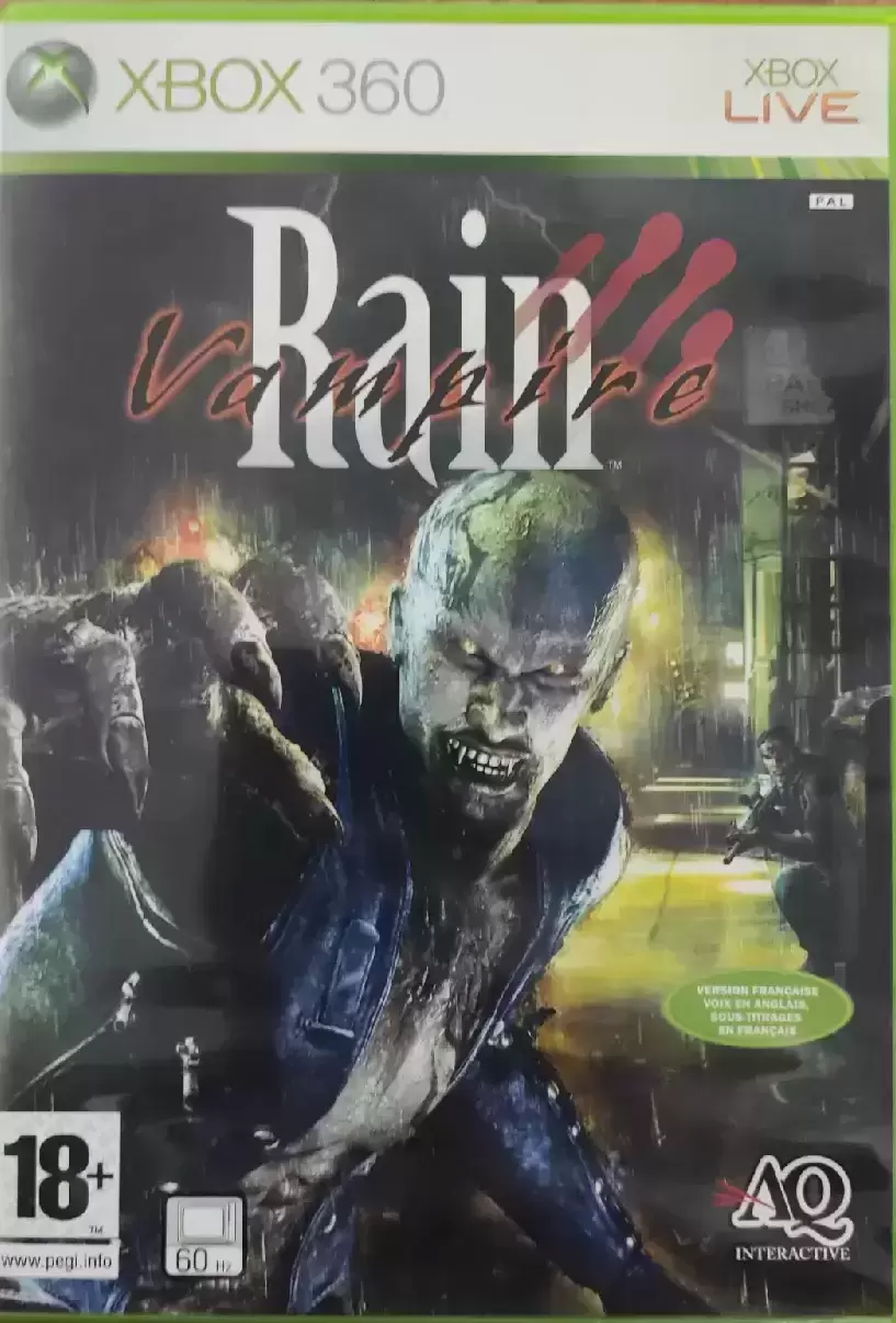 XBOX 360 Games - Vampire Rain