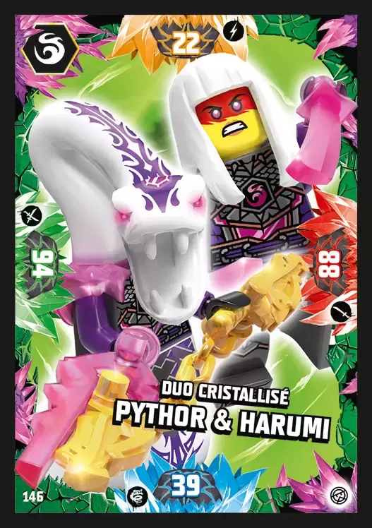 LEGO Ninjago Série 6 - Duo Cristallisé Pythor & Harumi