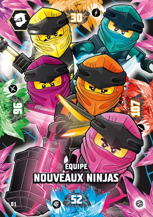 LEGO Ninjago Série 6 - Équipe nouveaux ninjas