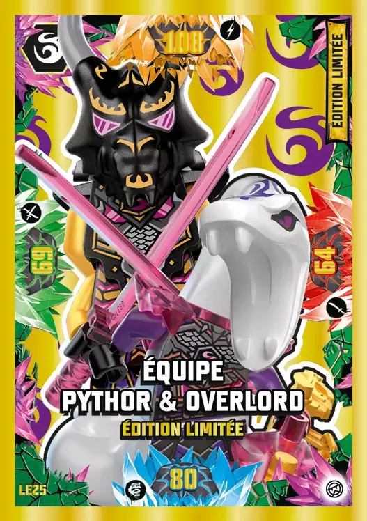 LEGO Ninjago Série 6 - Équipe Pythor & Overlord édition limitée