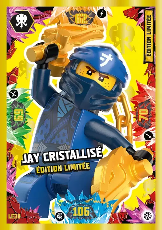 LEGO Ninjago Série 6 - Jay cristallisé édition limitée