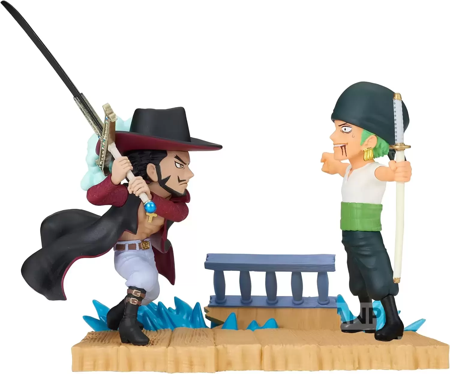 One Piece Banpresto - Roronoa Zoro vs. Dracule Mihawk - World Collectable Log Stories