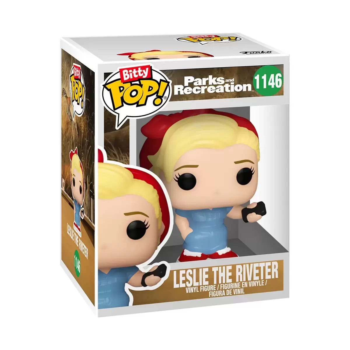 Bitty POP! - Parks And Recreation - Leslie The Riveter