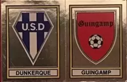 Football 79 en Images - Ecusson U.S. Dunkerque / E.A. Guingamp - Deuxieme Division (Groupe B)