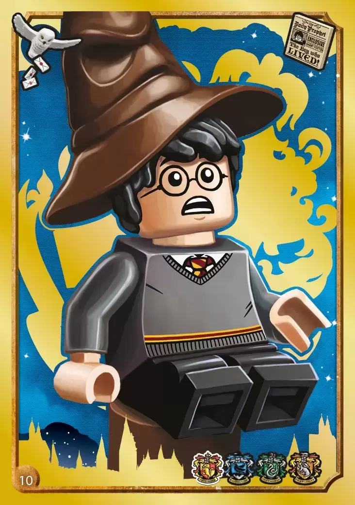LEGO Harry Potter Stickers & Cartes - Carte N°10 Or