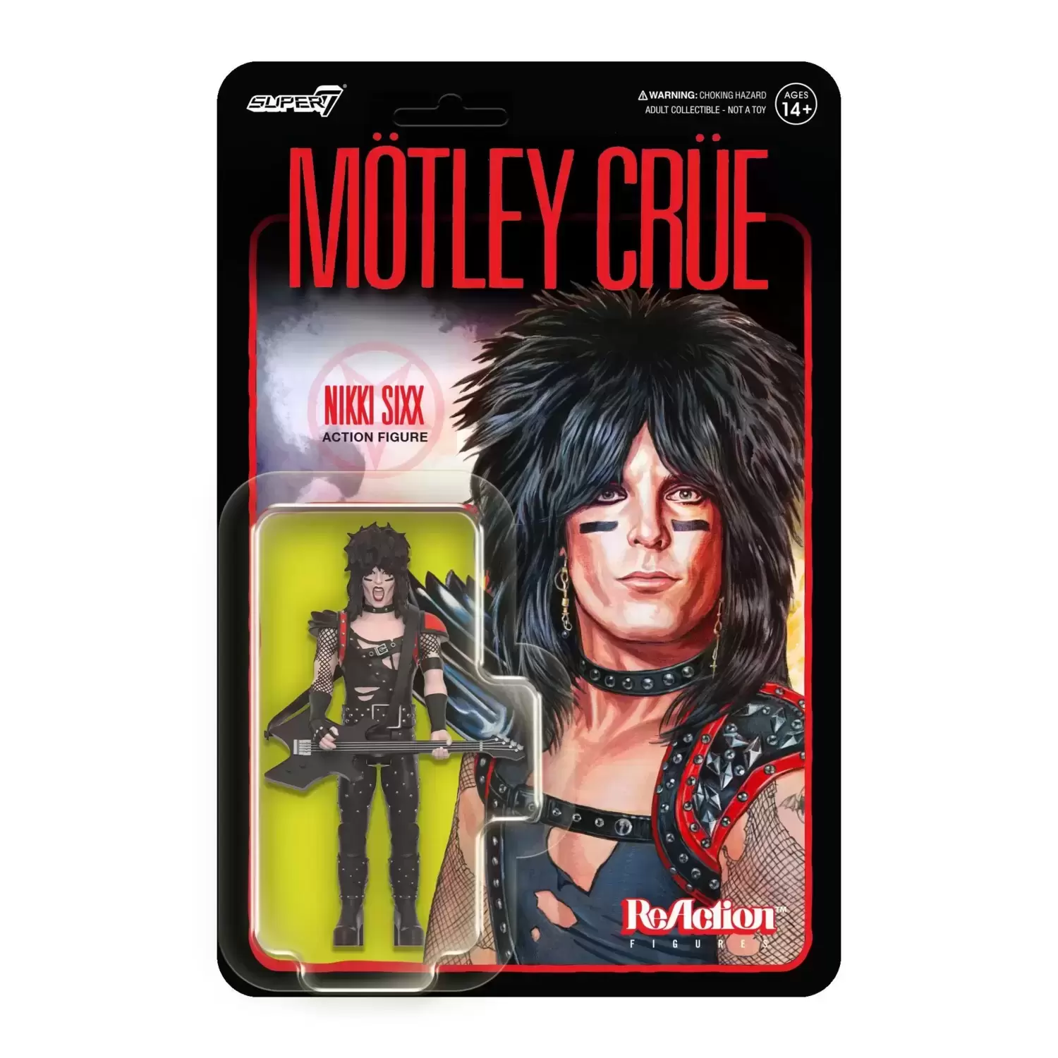 ReAction Figures - Mötley Crue - Nikki Sixx (Shout At The Devil)