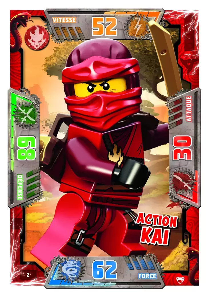 LEGO Ninjago Series 2 (France) - Carte 2