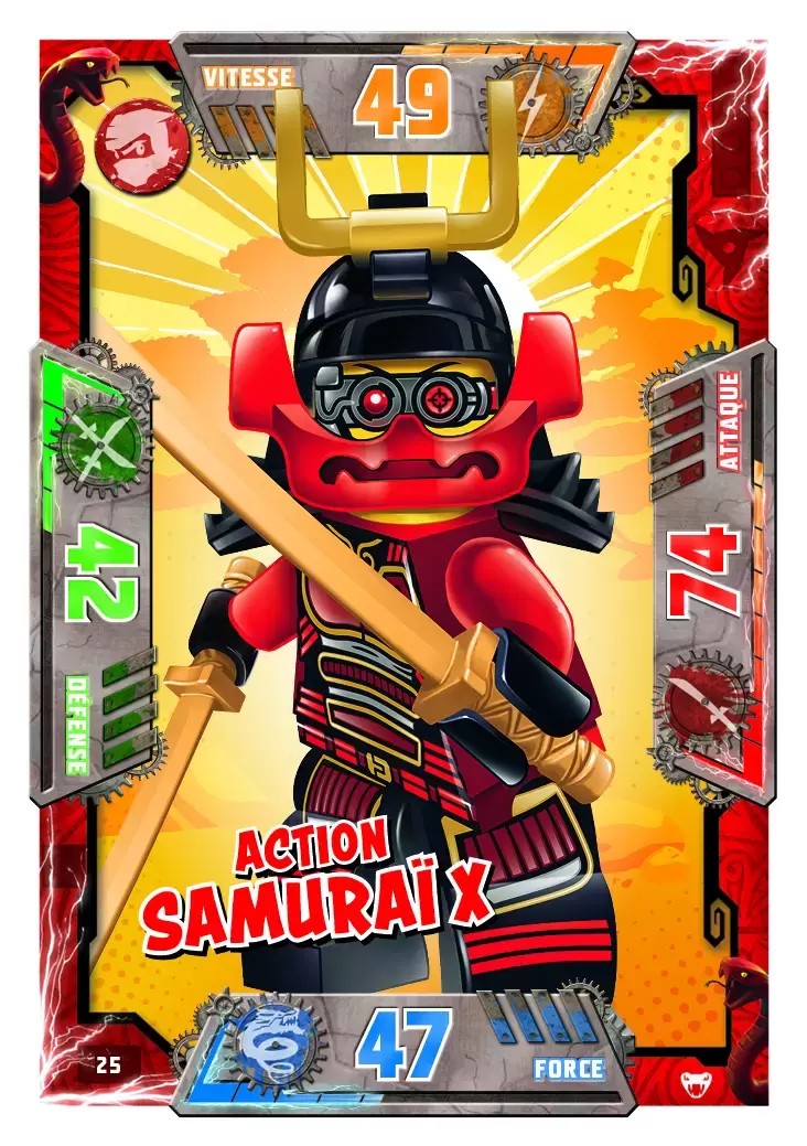 LEGO Ninjago Série 2 - Action Samuraï X