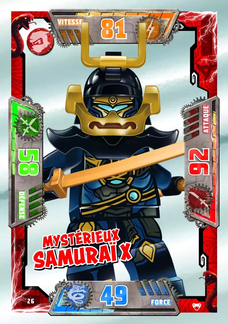 LEGO Ninjago Série 2 - Mystérieux Samuraï X