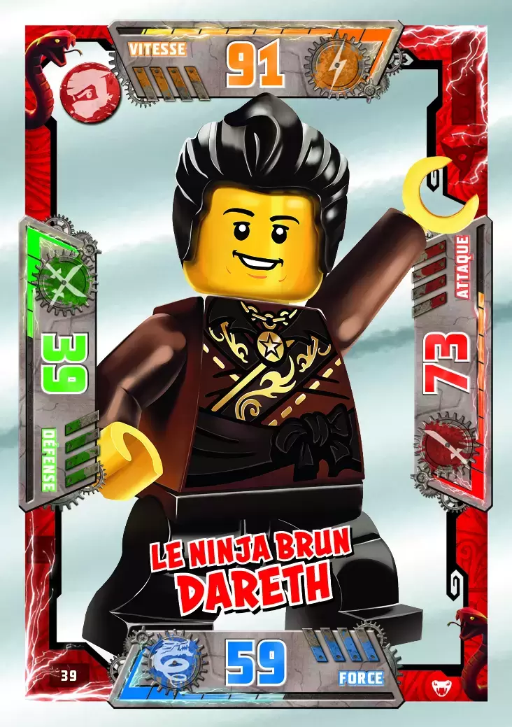 LEGO Ninjago Série 2 - Le ninja brun Dareth