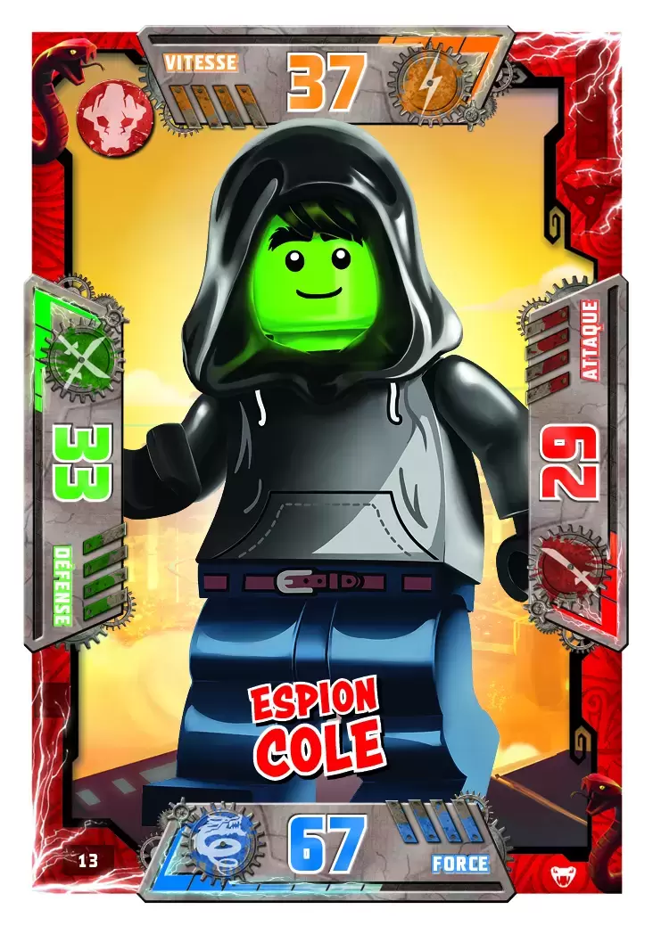 LEGO Ninjago Série 2 - Espion Cole