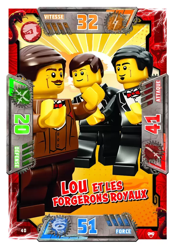 LEGO Ninjago Série 2 - Lou Et Les Forgerons Royaux