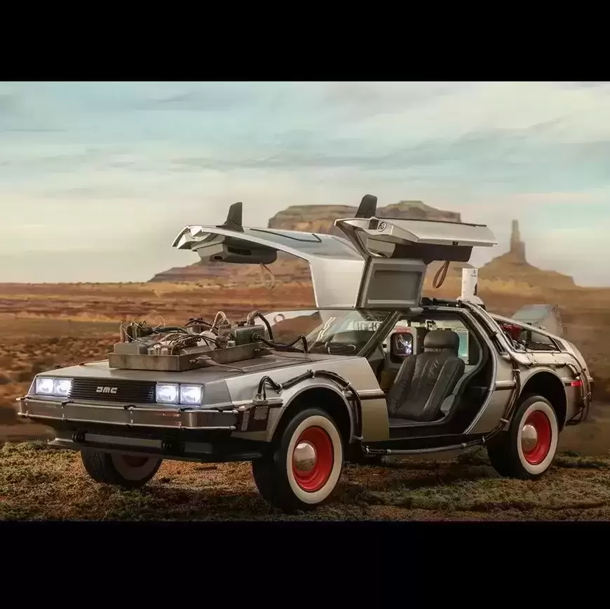 Movie Masterpiece Series - Back to the Future III - Delorean Time Machine