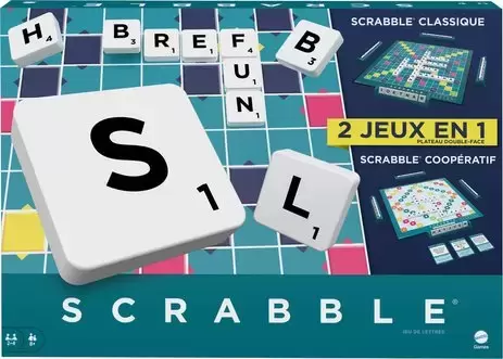 Scrabble - Scrabble - 2 jeux en 1 (Classique & Coopératif)