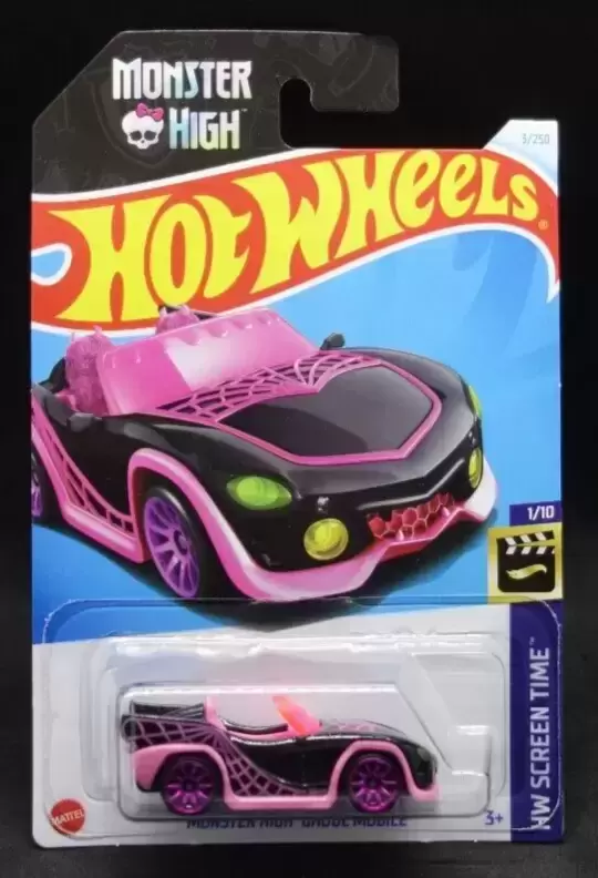 Mainline Hot Wheels - Monster High Ghoul Mobile 1/10