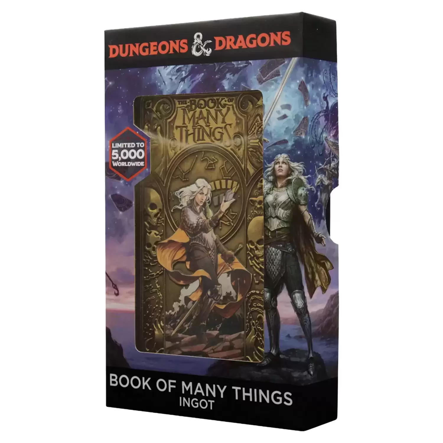 Fanattik - Ingot & Metal Card - Dungeons & Dragons - Book of Many Things
