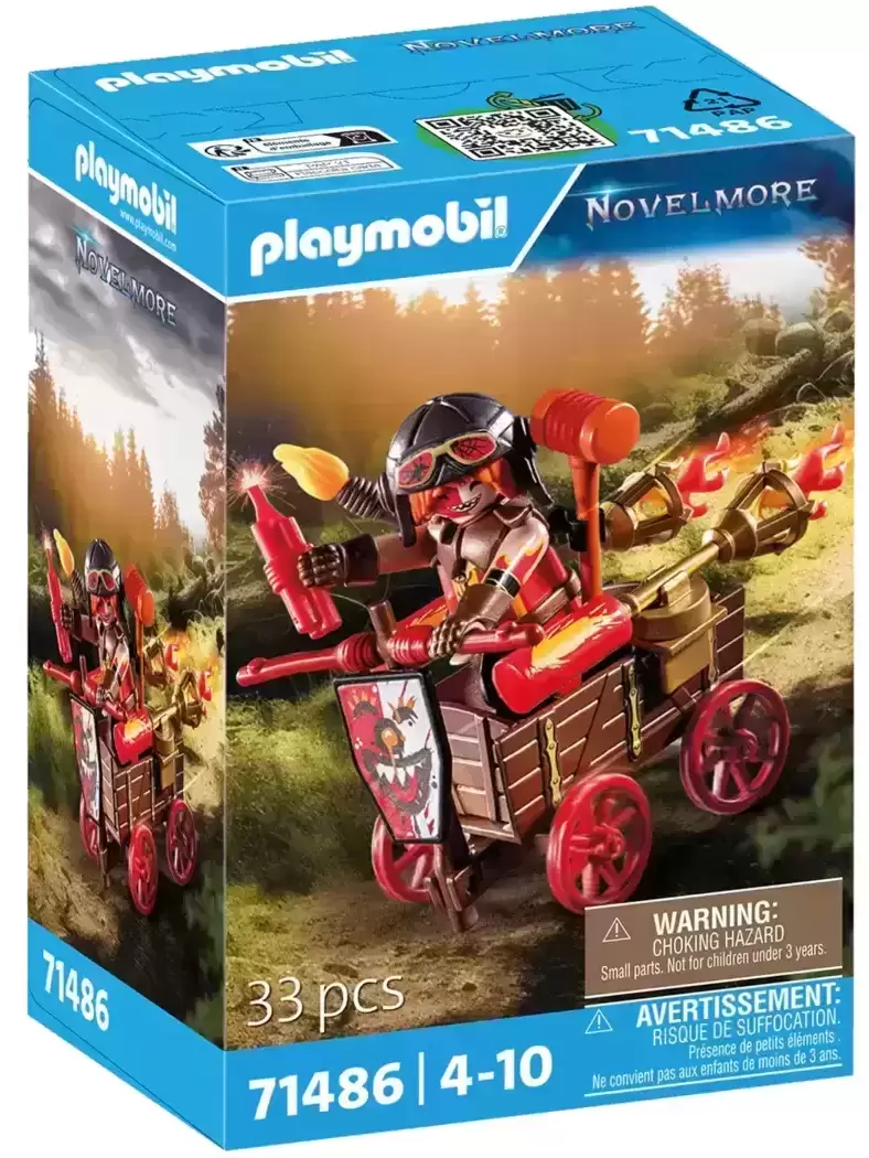 Playmobil Novelmore - Kahboom avec véhicule de course