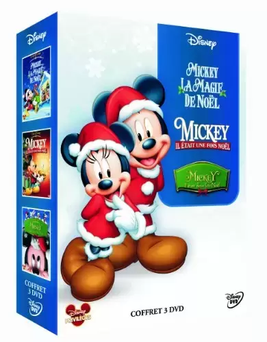 Autres DVD Disney - Mickey Noël vol.2 : Il était une fois Noël + Il était deux fois Noël + La magie de Noël - coffret 3 DVD
