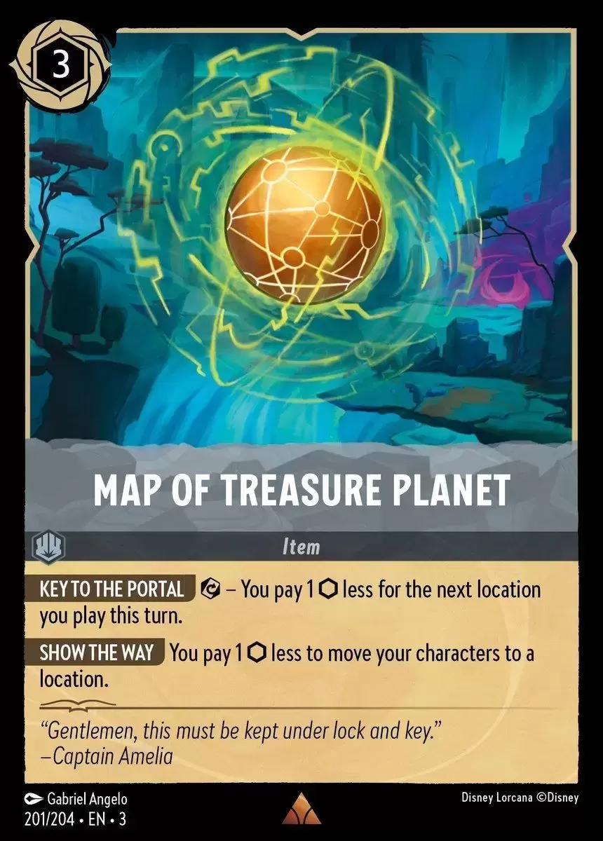 Into The Inklands - Map of Treasure Planet