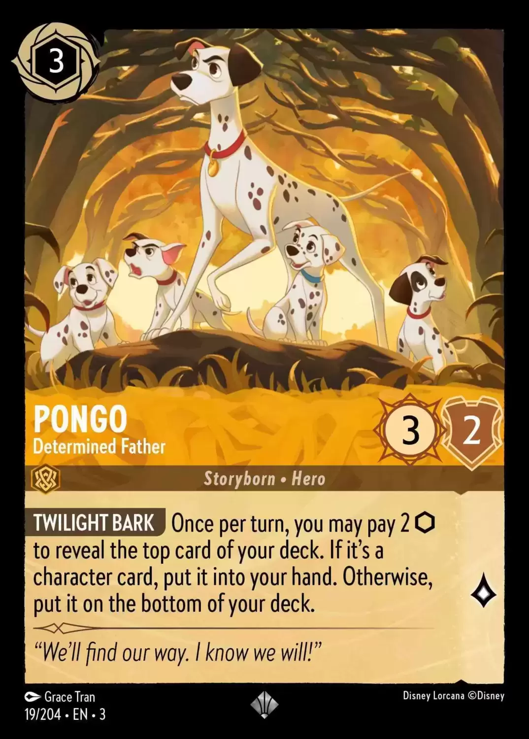 Into The Inklands - Pongo - Determined Father