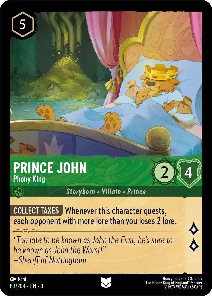 Into The Inklands - Prince John - Phony King