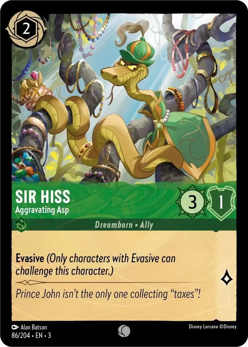 Into The Inklands - Sir Hiss - Aggravating Asp