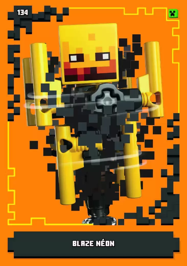 Blaze Neon LEGO Minecraft Serie 1 card