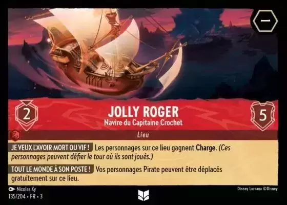 Les Terres d\'Encres - Jolly Roger - Navire du Capitaine Crochet