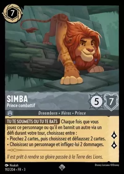 Les Terres d\'Encres - Simba - Prince combatif
