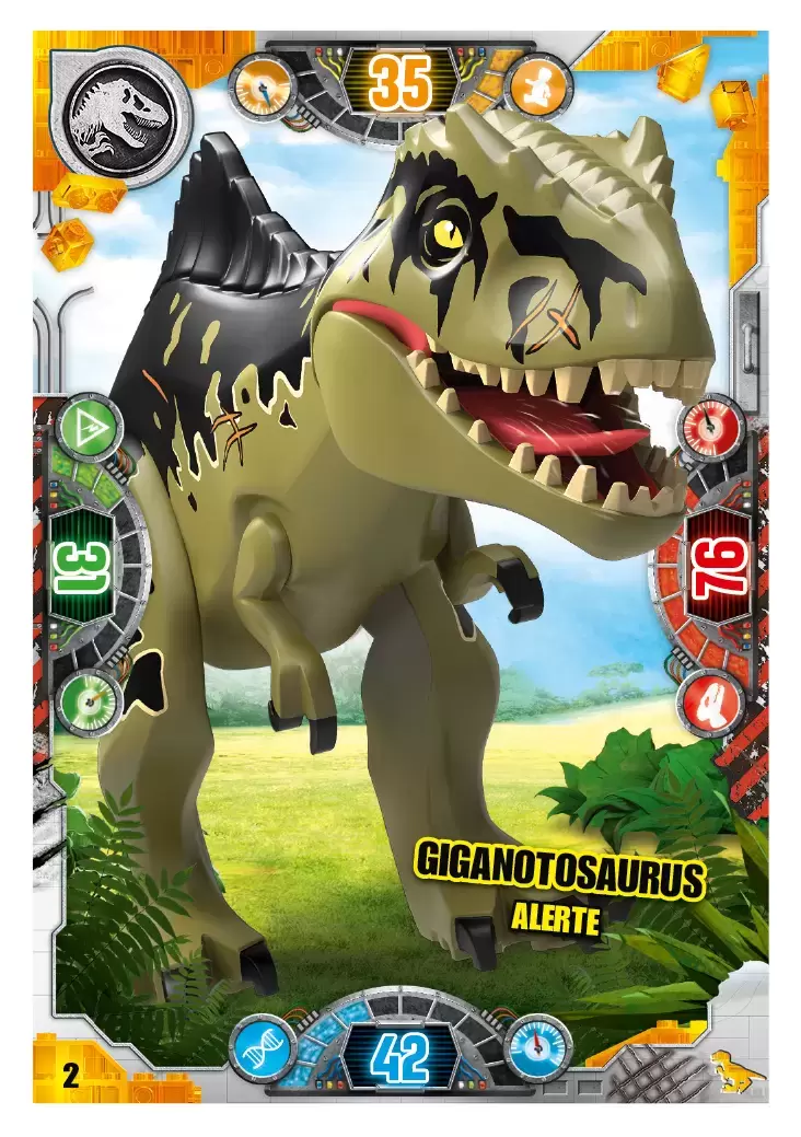 LEGO Jurassic World Série 2 - Giganotosaurus alerte
