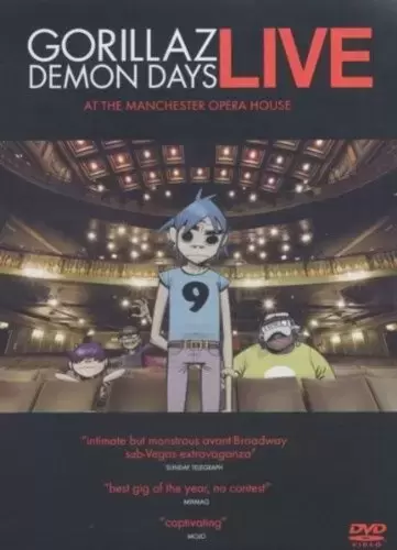 Spectacles et Concerts en DVD & Blu-Ray - Gorillaz : Demon days live