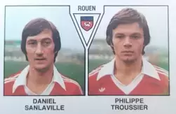 Football 79 en Images - Daniel Sanlaville / Philippe Troussier - F.C. Rouen