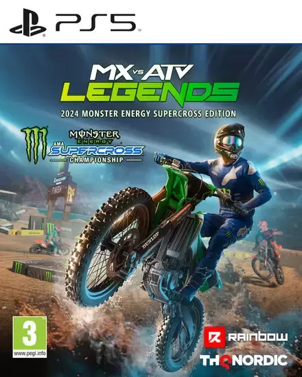PS5 Games - MX vs ATV Legends - 2024 Monster Energy Supercross