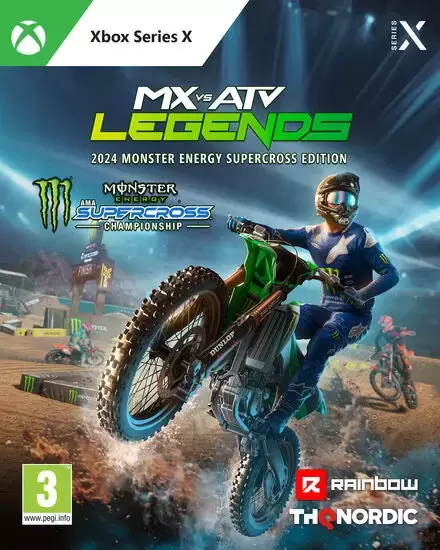 Jeux XBOX Series X - MX vs ATV - Legends 2024 Monster Energy Supercross