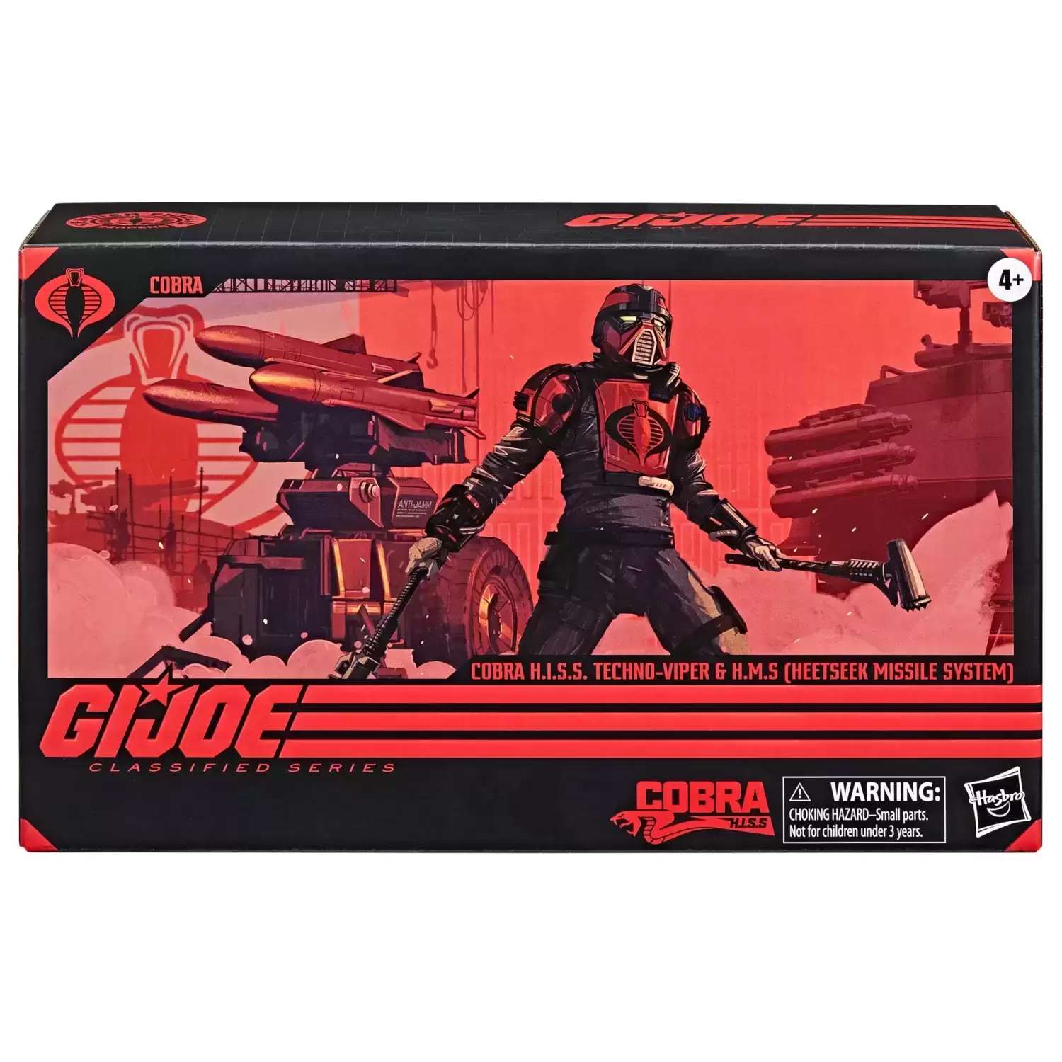 G.I. JOE - Classified Series - Cobra H.I.S.S. Techno-Viper & H.M.S. (HEETSEEK MISSILE SYSTEM)