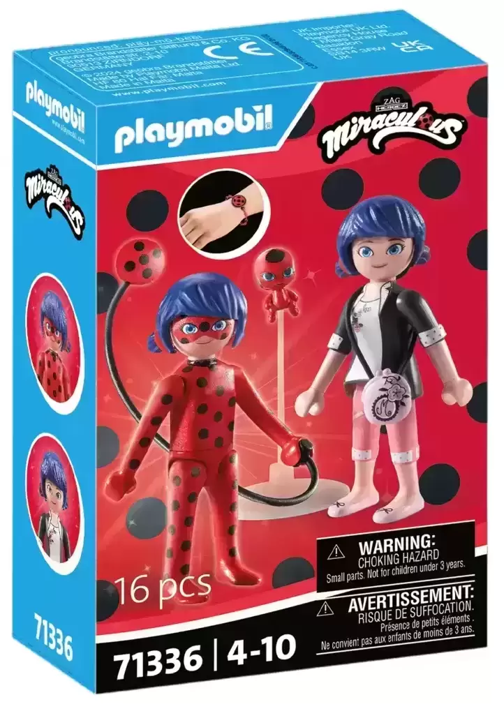 Playmobil Miraculous Ladybug - Miraculous : Marinette & Ladybug
