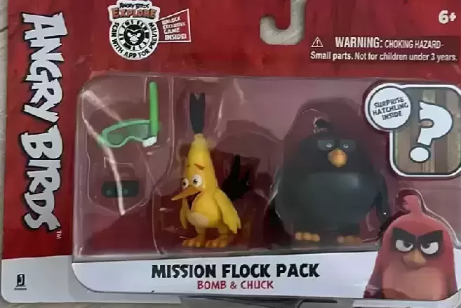 Angry Birds 2 - Mission Flock Pack - Bomb & Chuck