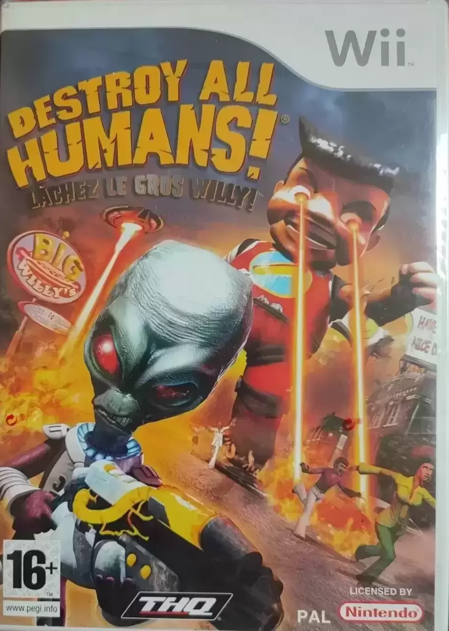 Nintendo Wii Games - Destroy All Humans ! Lâchez le Gros Willy !