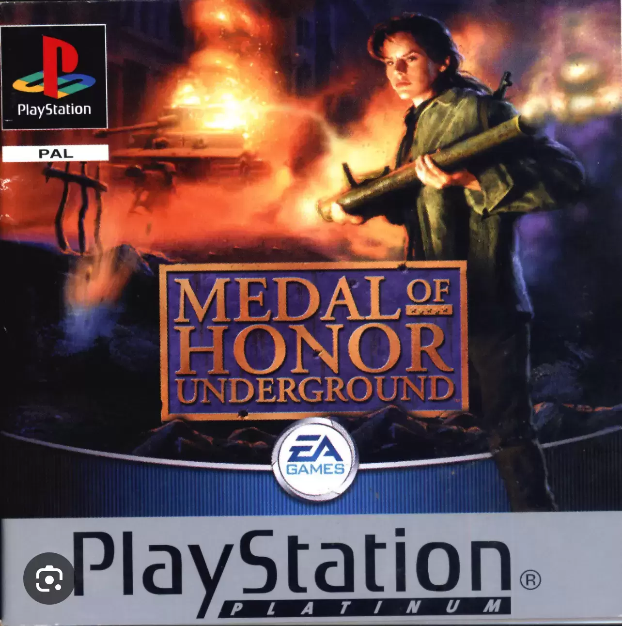 Jeux Playstation PS1 - Medal Of Honor Resistance - Platinum