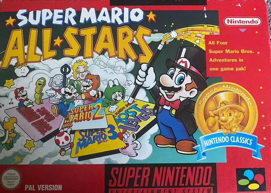 Jeux Super Nintendo - Super Mario All Stars Classic