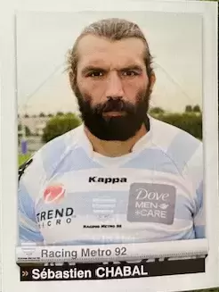 Rugby 2016 - 2017 - Sébastien Chabal - Racing 92