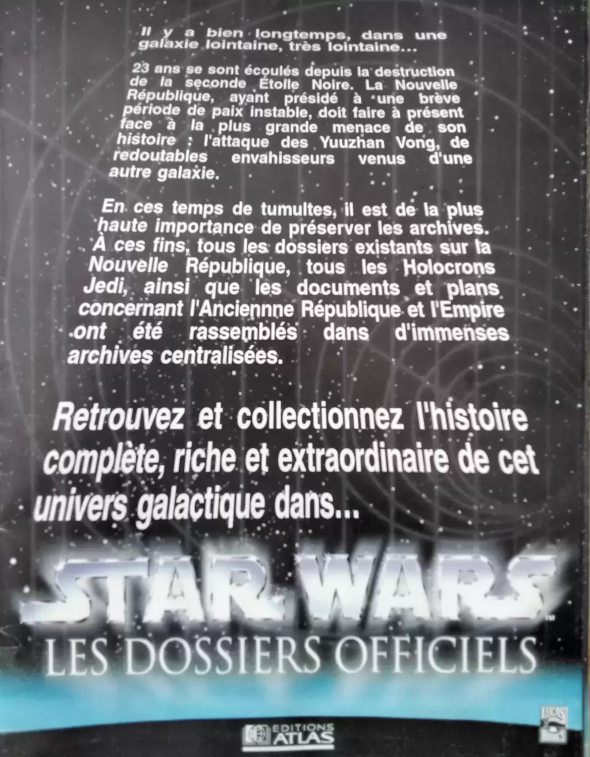 Les dossiers officiels Star Wars - Affiche