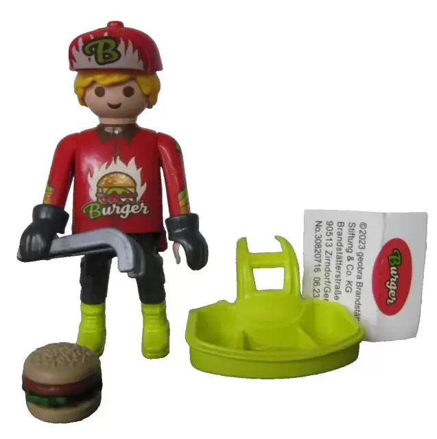Playmobil Figures : Series 25 - Hamburger Cook