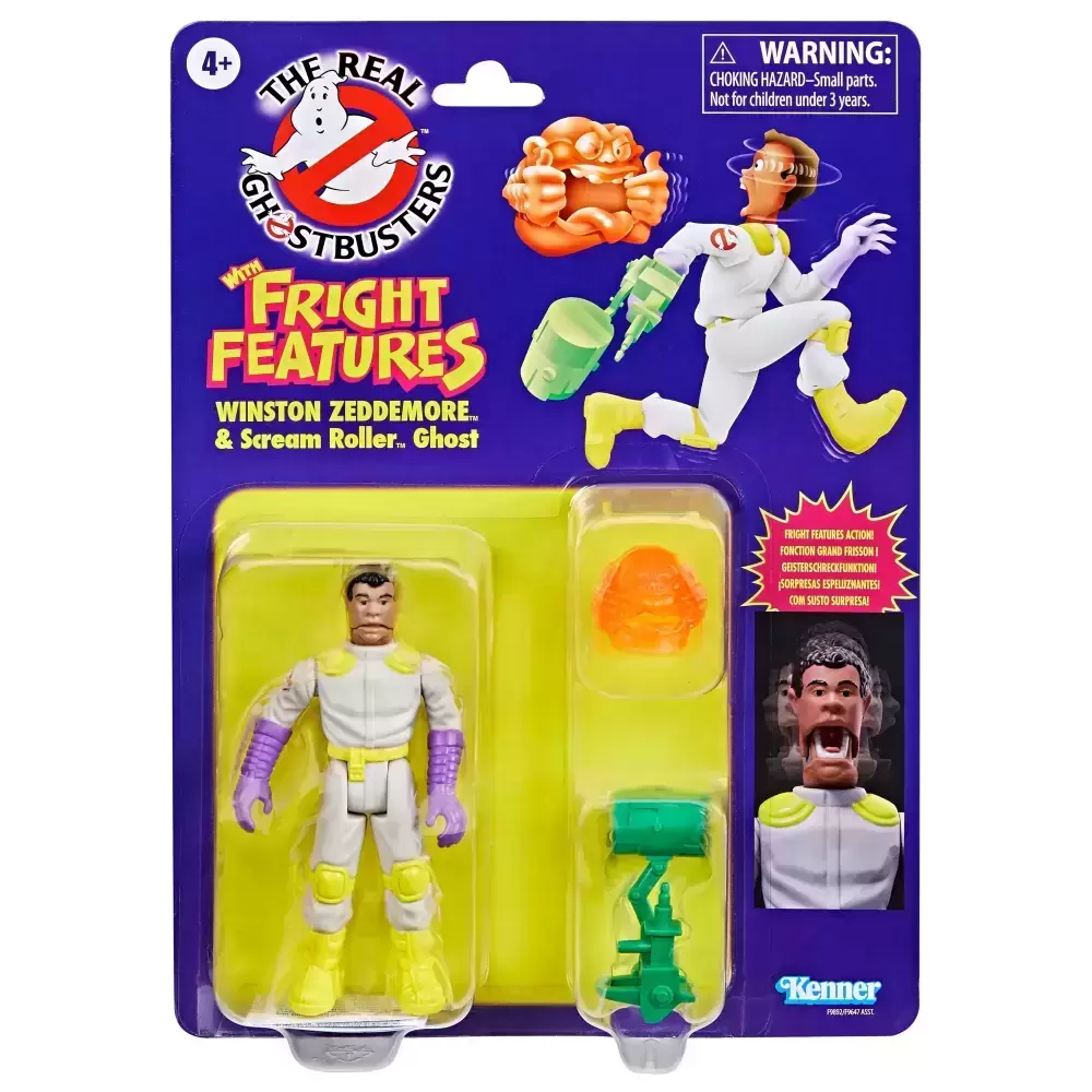 The Real Ghostbusters Retro Collection - Winston Zeddemore & Scream Roller Ghost - Fright Features