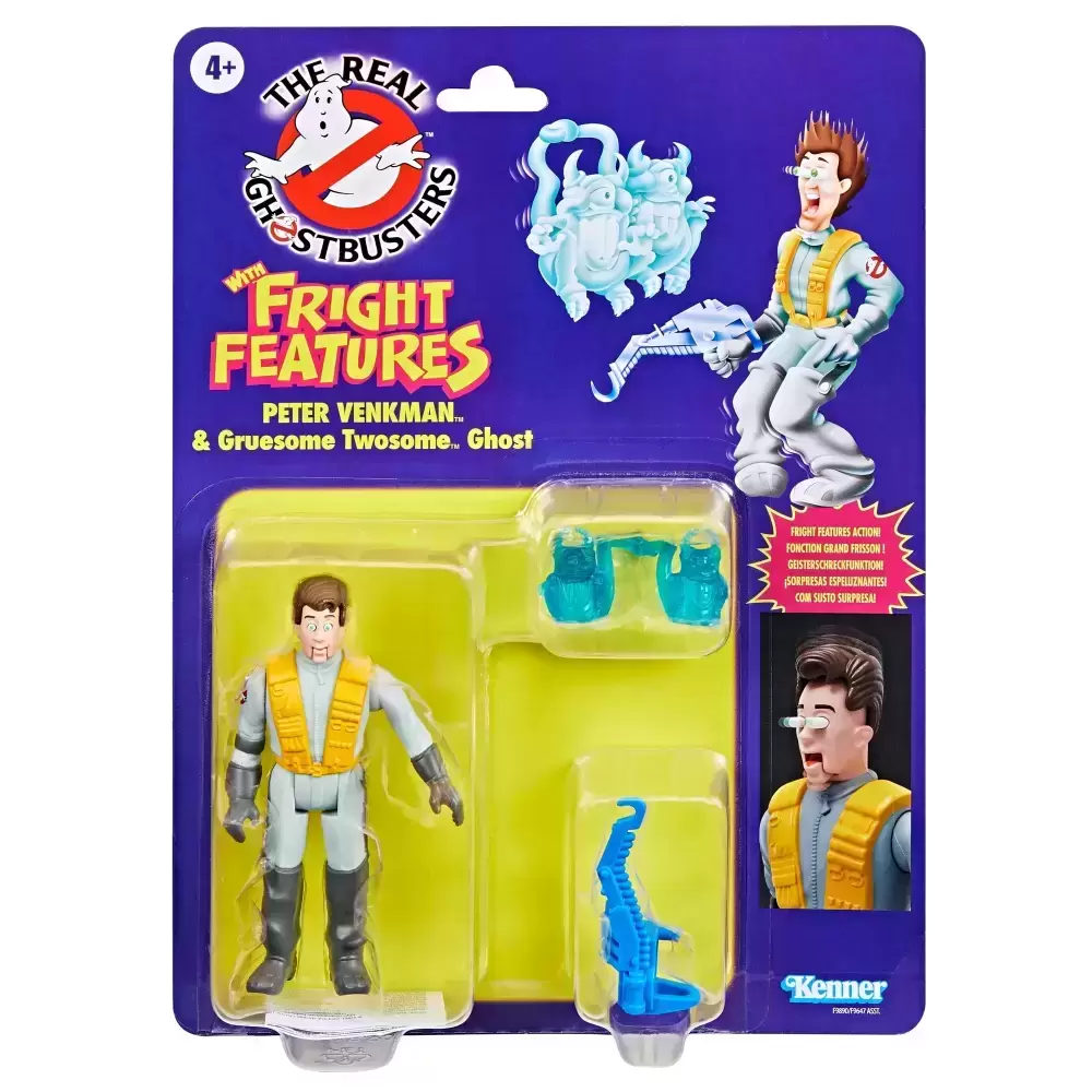 The Real Ghostbusters Retro Collection - Peter Venkman & Gruesome Twosome Ghost - Fright Features