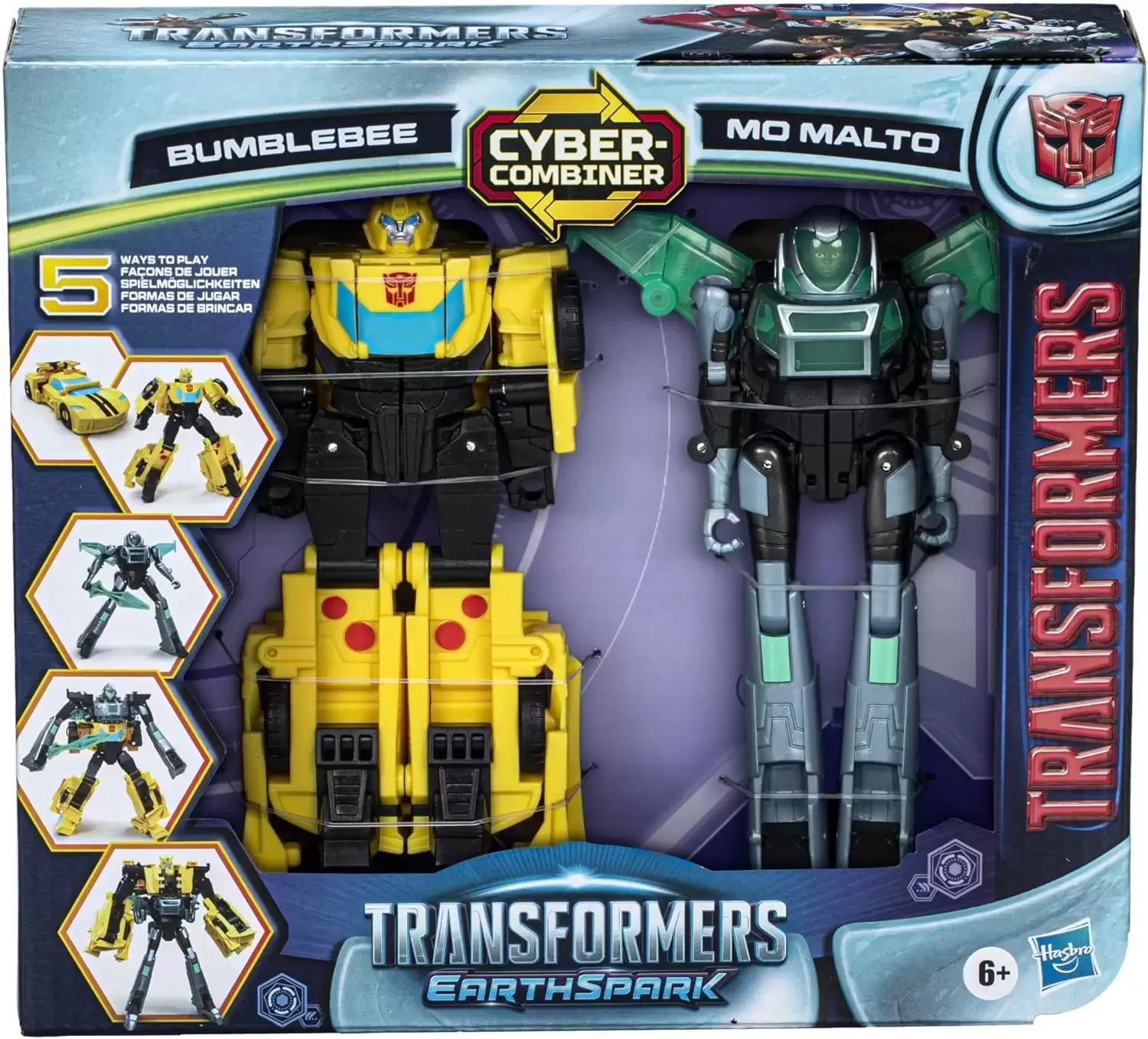 Transformers Earthspark - Bumblebee & Mo Malto - Cyber-Combiner